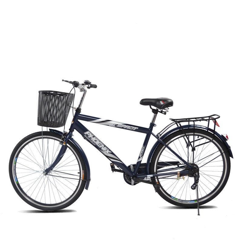 上海自行车成人男式通勤26寸复古轻便普通单车学生自行车