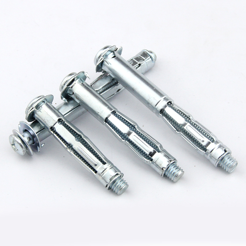 专用膨胀空心心墙螺丝大理石石膏板空心砖螺栓中空膨胀螺丝