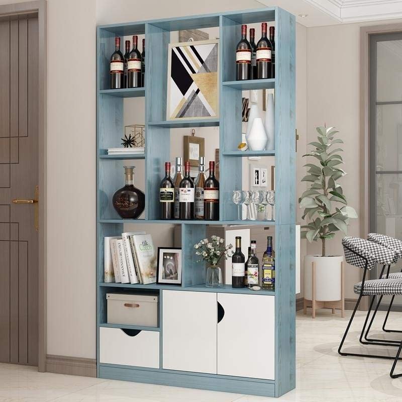 餐厅现代柜柜隔断简约玄关吧台进门酒柜家用酒柜