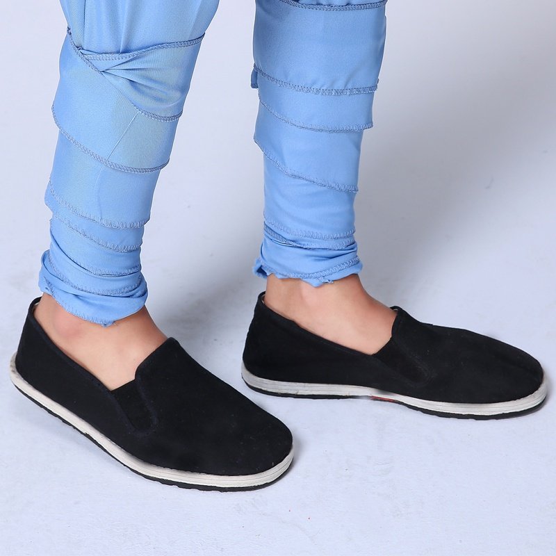 布鞋老布红军抗日老年八路军千层男童儿童手工民族服装