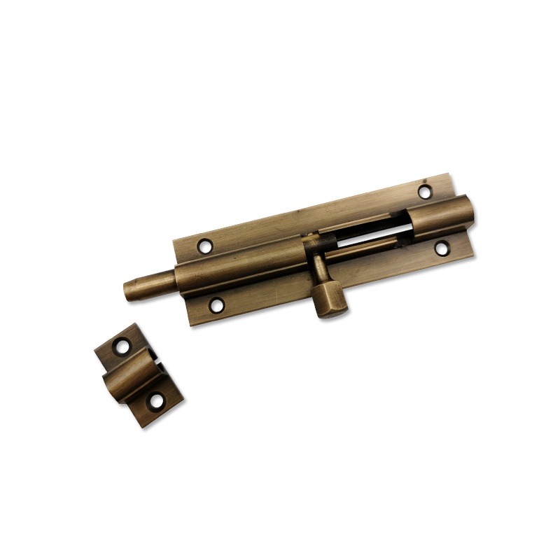 门闩卡门老式搭扣门锁暗装门栓插销扣卡黄铜暗插销