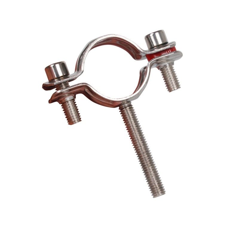 新适配螺纹管夹抱箍卡扣管卡固定管子螺杆外丝管夹