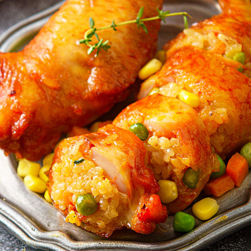 食者鸡翅包饭半成品奥尔良烤全蜜汁台式冷冻油炸其它生肉制品