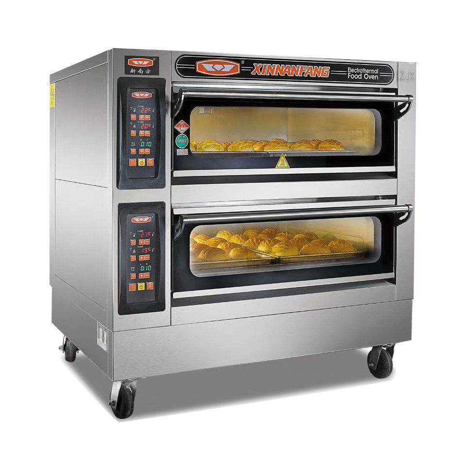 新南方烤炉披萨面包版面智能微电脑四盘yxd40ci两层商用烘烤炉