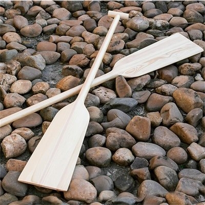 船桨比赛划桨龙船桨一体式手摇船浆训练12米实木船桨