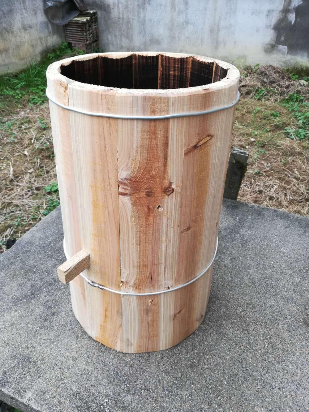 老式蜂桶圆桶蜜蜂桶蜂桶全套引蜂桶土养圆蜂桶土蜂箱圆桶养蜂用