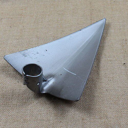 三角锄头锻打矿山工地石头铁尖五金手动耙子耙子