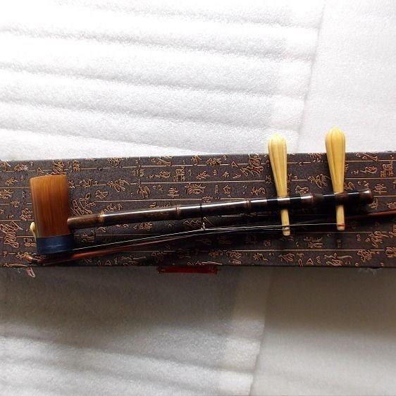 京胡乐器刘梦虎精品枣木专业演奏紫竹西皮二黄京胡