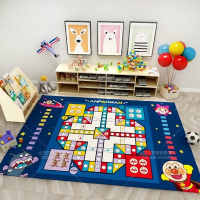 多功能幼儿园怀旧小学办公室野餐飞行棋地毯大号大型地毯