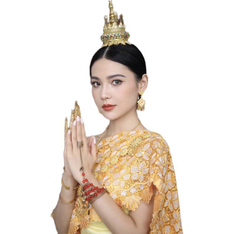 礼服出租泰国皇室贵族东南亚民族服装老挝缅甸文莱民族服装
