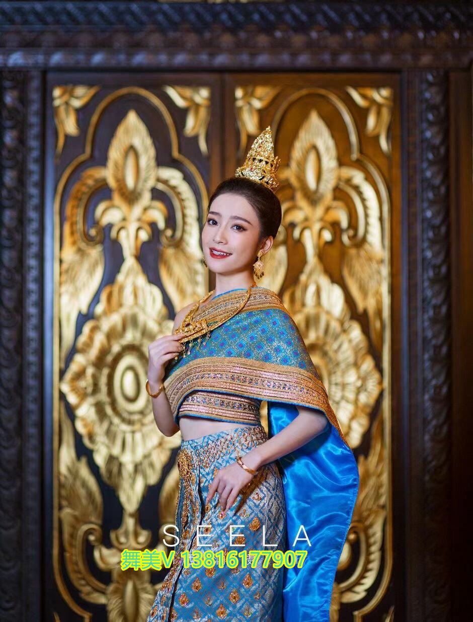 礼服出租泰国皇室贵族东南亚民族服装老挝缅甸文莱民族服装