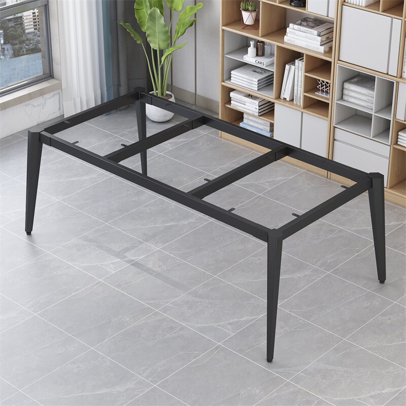 支架桌子钢架定制金属铁艺书桌办公桌台脚餐桌脚餐台脚