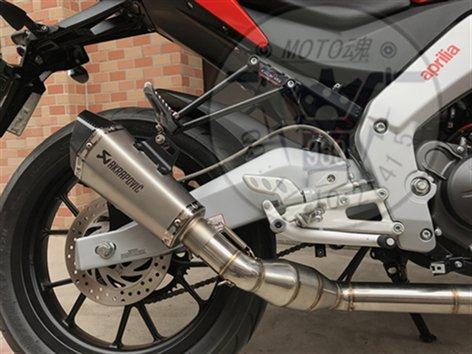 劲浪机车阿普利亚gpr125gpr150改装三元催化回压跑车排气管摩托车排气