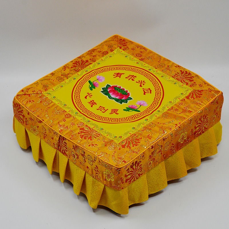 拜凳莲花拜垫蒲团打坐坐垫跪垫拜佛家用礼佛蒲团