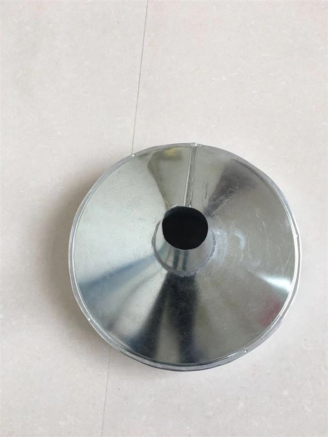 漏斗汽车摩托车加油白铁皮大号加水圆形铁丝网漏斗