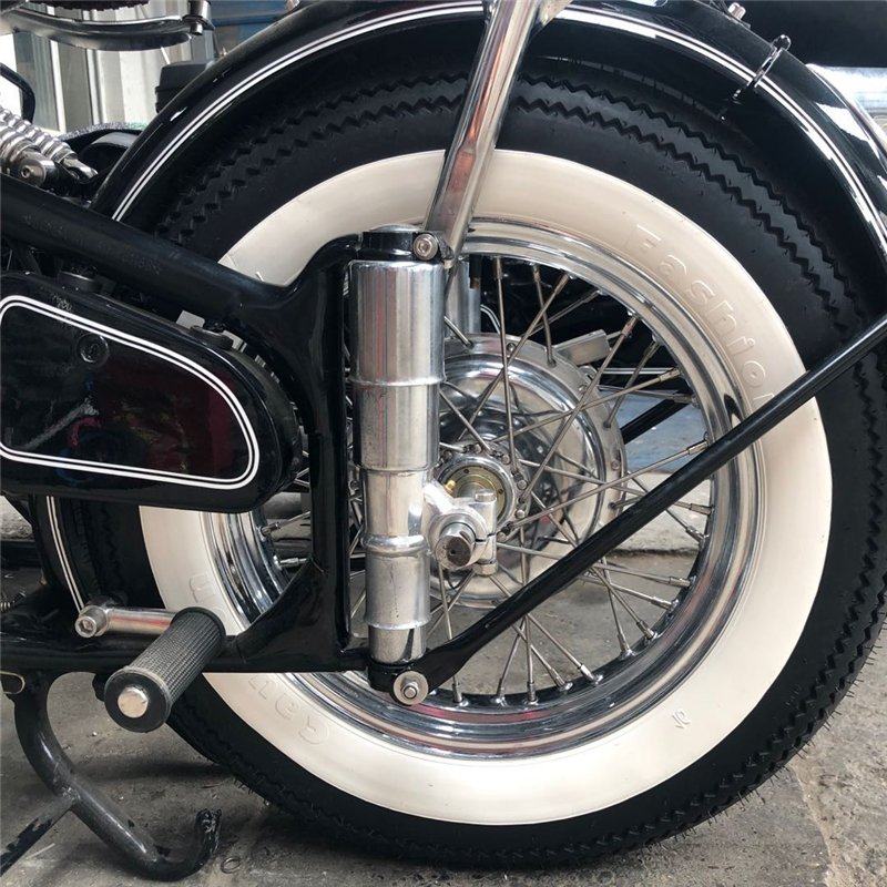 白边摩托车轮胎哈雷太子巡航长江复古外胎摩托车轮胎