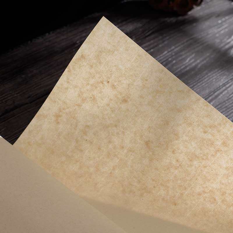 新款熟仿古色宣纸作分熟书法3品纸四尺整张复m国纸古展参赛投2021