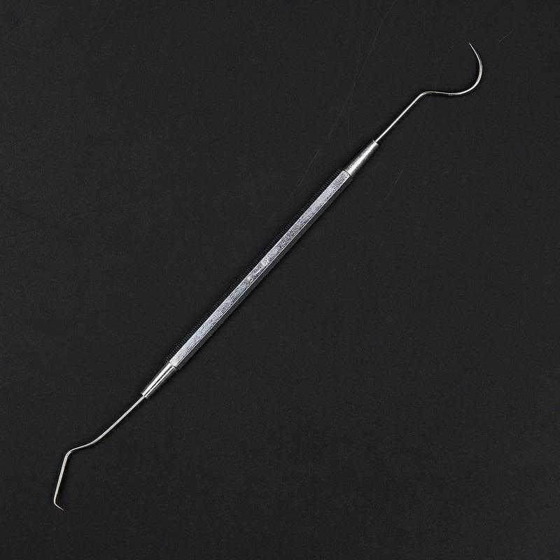 牙针牙理锈护牙工金剔防塞腔探牙口不医牙双钢头牙签