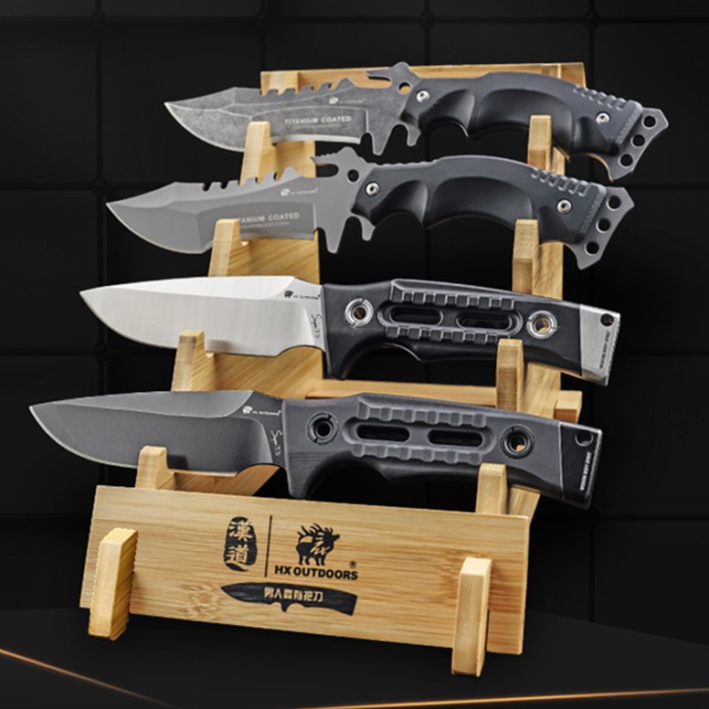 汉道刀架直刀刀座收藏刀展示架户外刀具折刀展架剑架