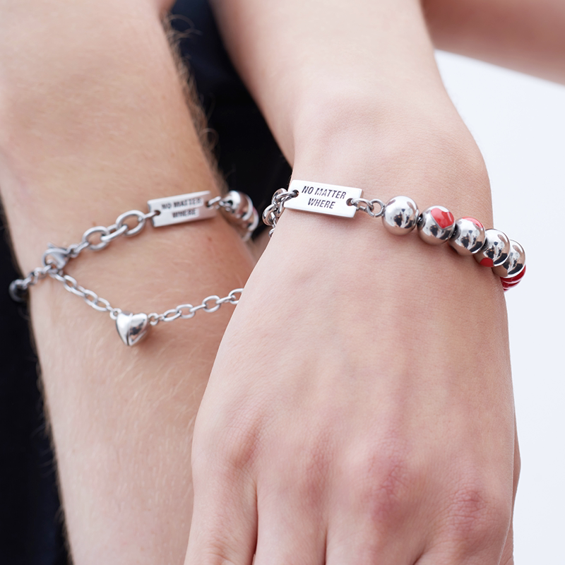 astarhadesnomatter心有有灵心有灵吸情侣磁吸手链手链