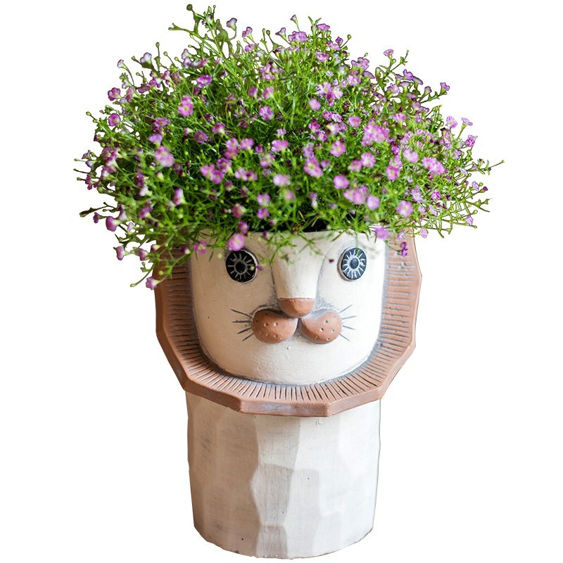 造型独特花盆抽象花器艺术装饰花土盆栽创意花盆