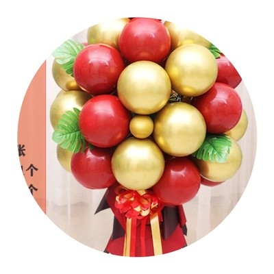 布置背景墙年会现场创意气球会场装饰用品场景过年气球