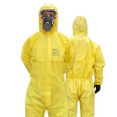 防护服连体防化服液氨氨气耐酸碱防剧毒密封封闭重型轻型防毒衣