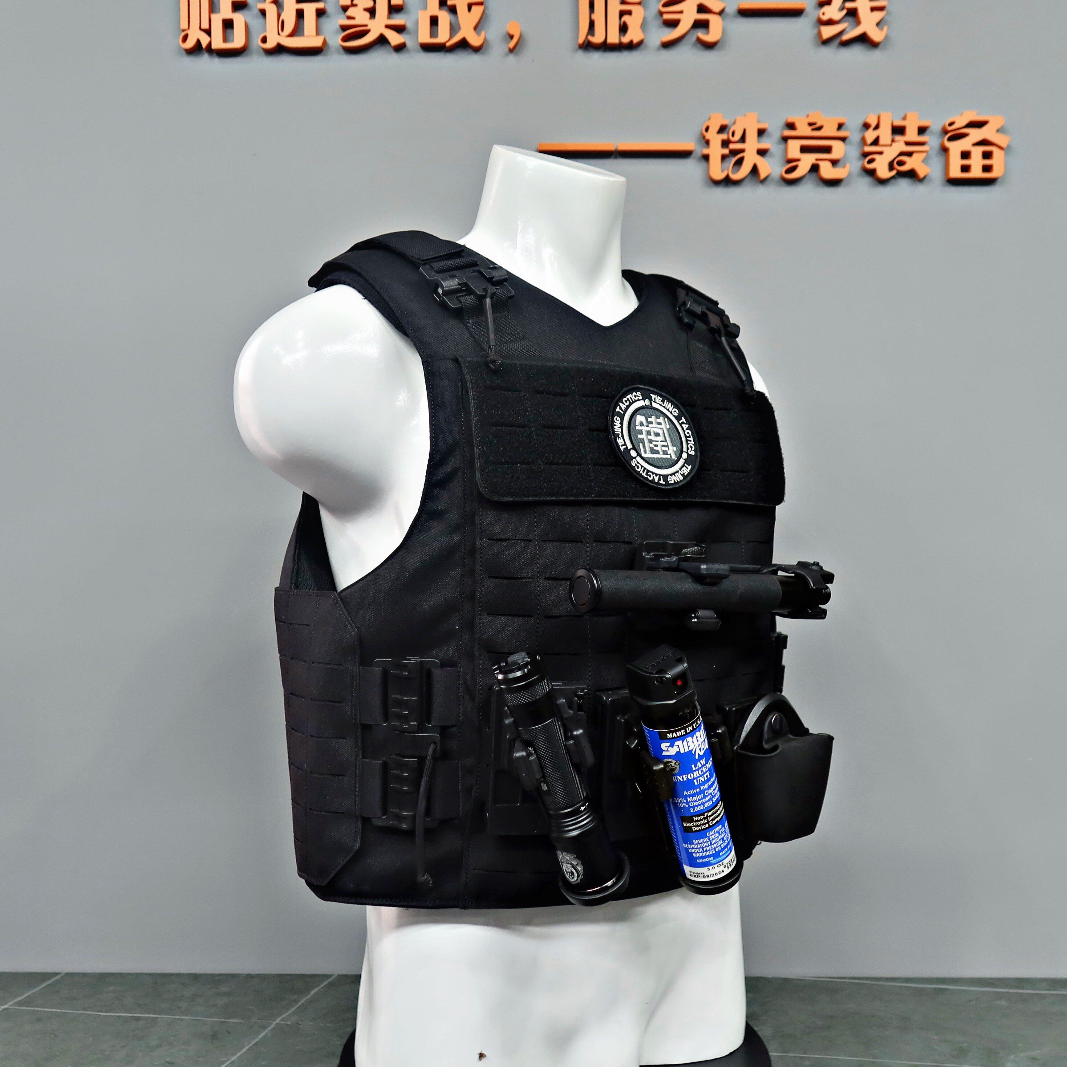 快反铁竞通用装甲新款堡垒野牛重装防护防刺战术背心