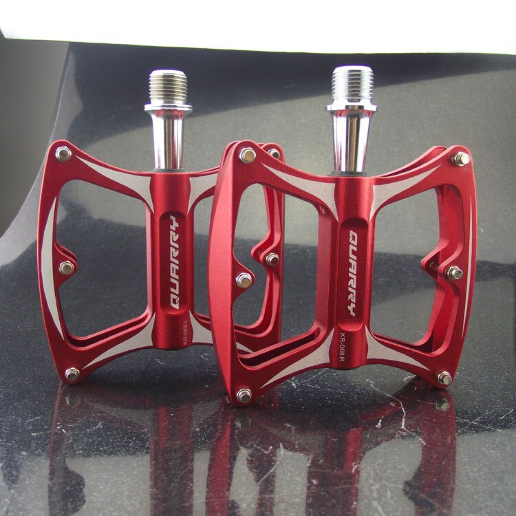 quarry山地公路自行车脚踏板铝合金三培林脚踏超轻防滑轴承脚蹬 - 赖