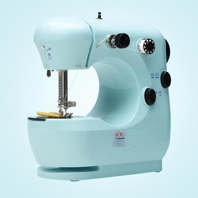 缝纫机家用电动迷你多功能小型手动吃厚缝纫机微型衣车缝衣锁边