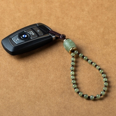 和田高档汽车钥匙扣脸谱挂件个性创意复古手编钥匙扣