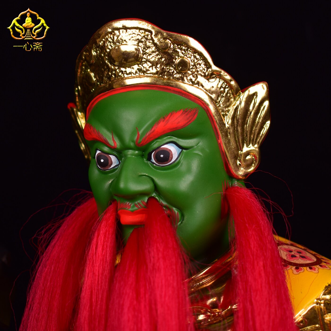 将军16寸树脂斧头王爷拿斧神像佛像供奉摆件摆件