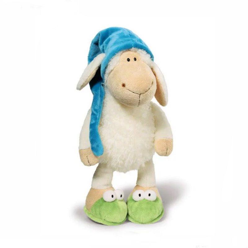 正版nici可爱瞌睡羊公仔娃娃大号毛绒玩具新年圣诞节礼物包邮