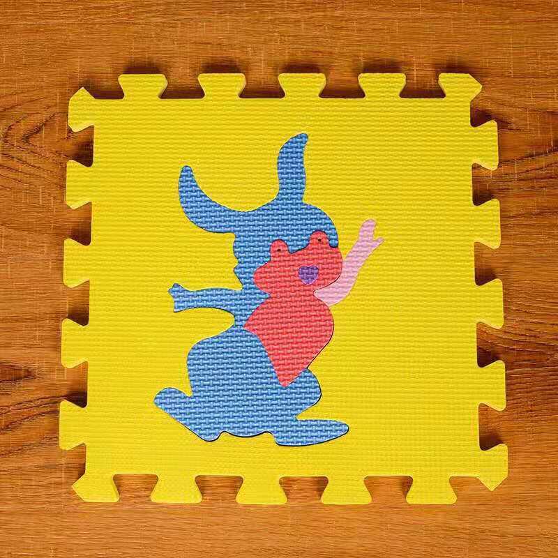 地垫30cm十二生肖拼接环保泡沫儿童玩具智力拼图防滑爬行垫