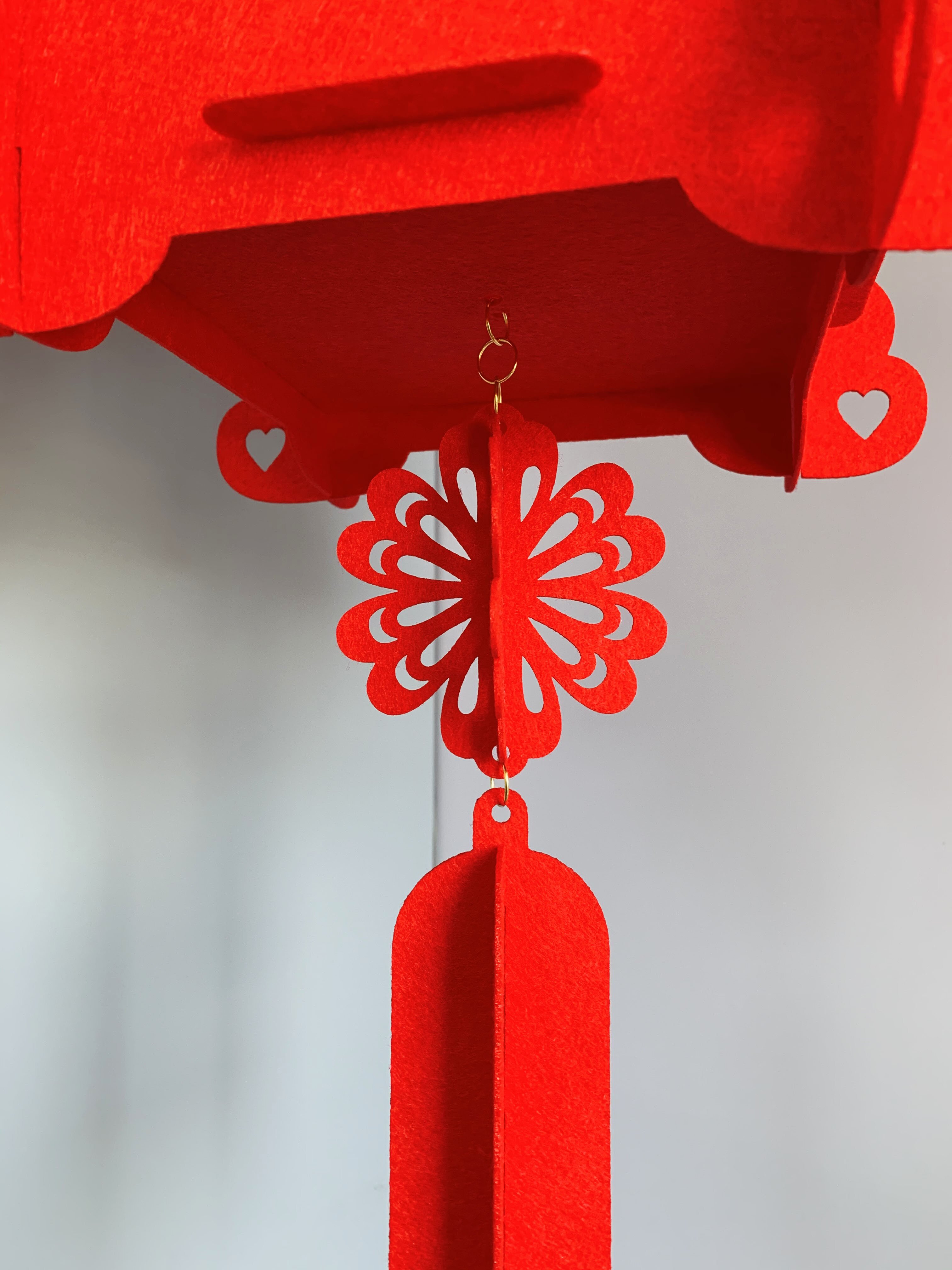 以马内利绒布灯笼基督徒结婚节庆圣诞节教堂装饰节庆布艺用品