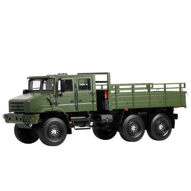 高档一汽原厂解放mv3新一代战术卡车仿真合金车模