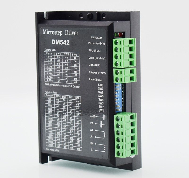 两相步进电机驱动器套装马达dm542扭矩控制器步进电机