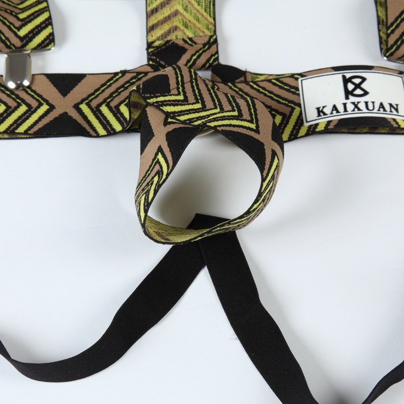 男士内裤胸带提型锁精环吊环连体衣塑形情趣束胸内裤