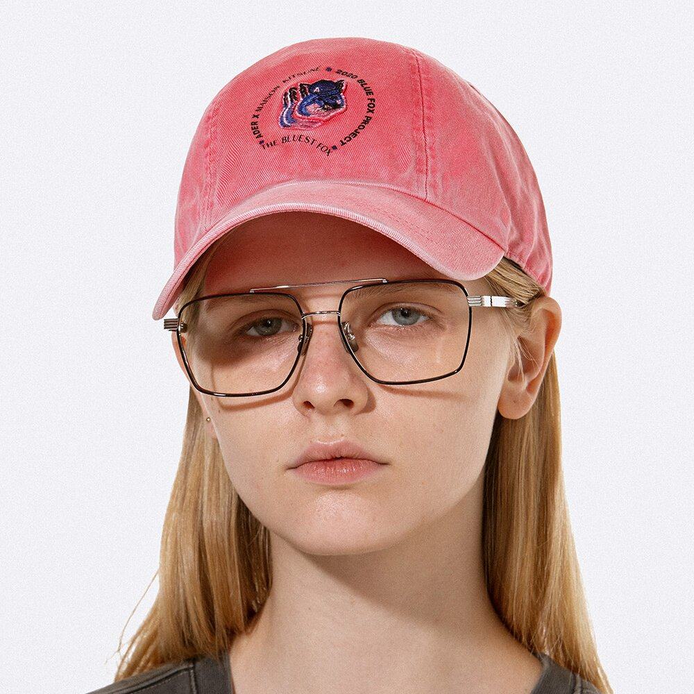 adererror联名蓝狐水洗棒球棒球帽帽子21ss新款帽子