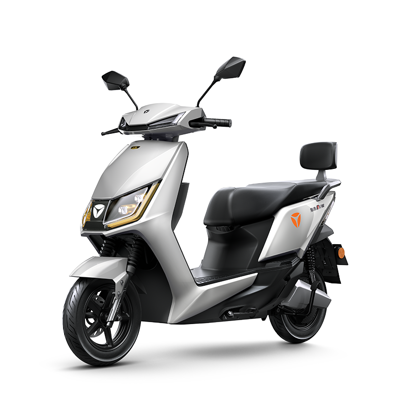 雅迪t520冠能版电动摩托车石墨烯3代电池踏板高速长跑王电瓶车