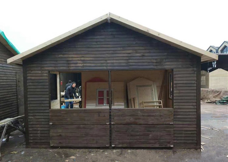 新品防腐木售货亭木屋凉亭景区环保厕所木质木屋凉亭