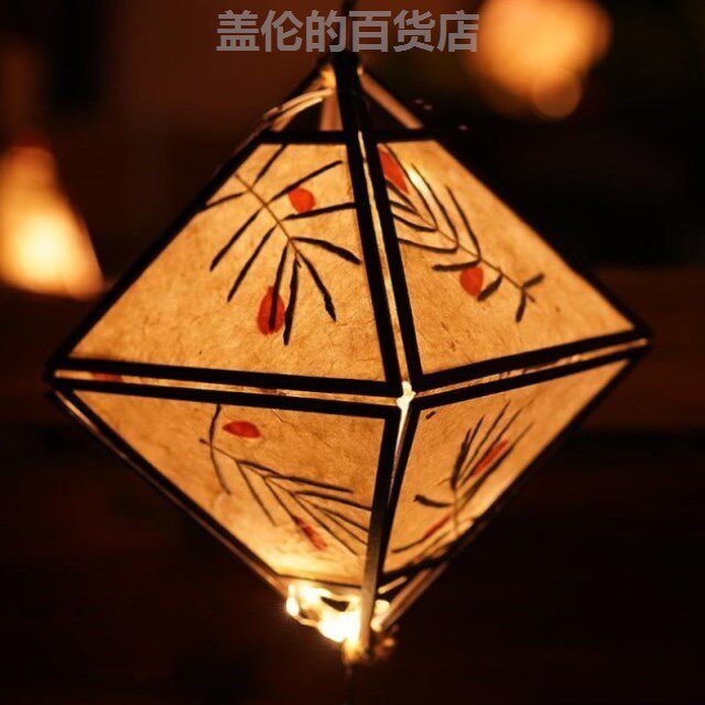 折纸元旦传统亲子新春中式可爱材料元宵节灯笼灯笼