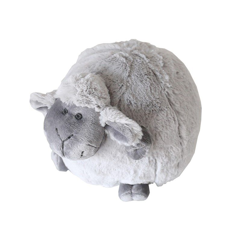 北欧ins婴幼儿毛绒玩具柔软绵羊灰色小羊娃娃毛绒布艺类玩具