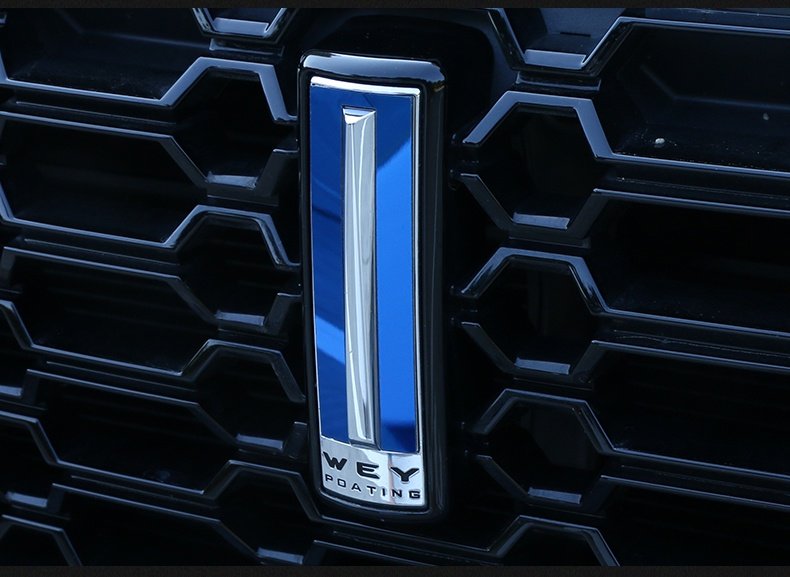 17-20款魏派vv7车标贴汽车外饰装饰vv5改装专用vv6前车标亮贴片p8