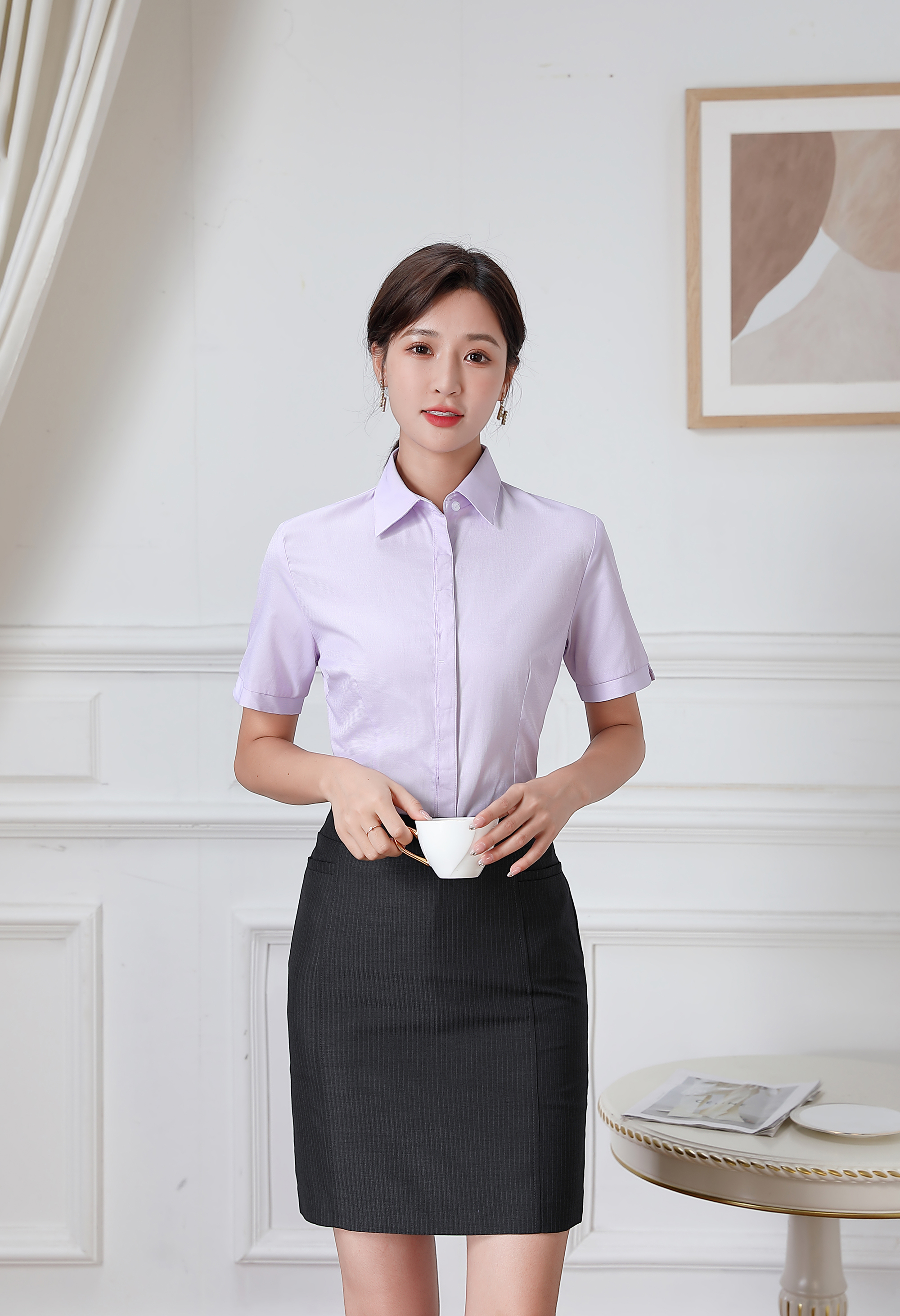 农行新款工作服女士长袖衬衫职业装农业银行行行其它制服