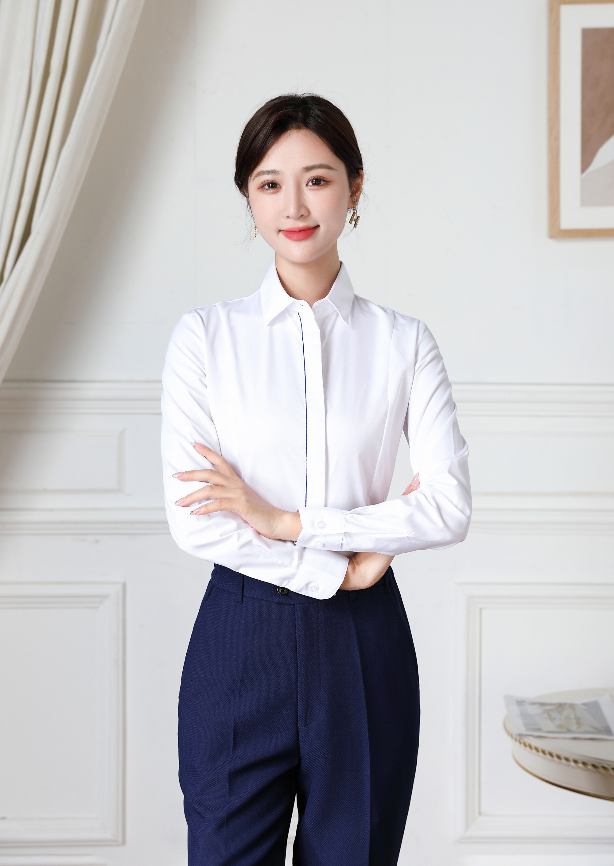 交通银行行行工作服女衬衫交行西装套装马甲西裤职业女裤套装