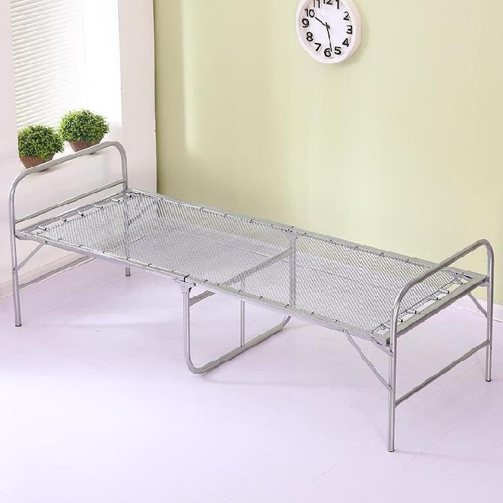 钢丝床单单人折叠加固型占地厘米铁丝网床小铁床折叠床