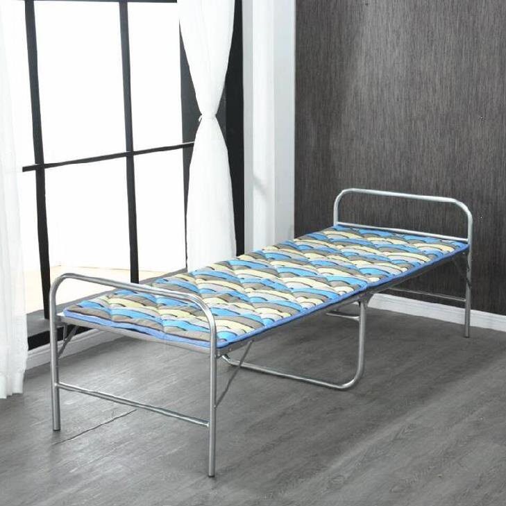 钢丝床单单人折叠加固型占地厘米铁丝网床小铁床折叠床