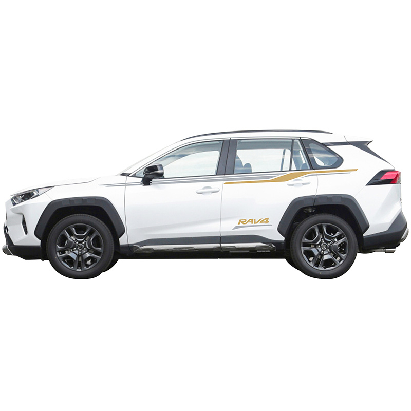 适用于2022款丰田荣放车贴拉花rav4车身装饰彩条汽车装饰贴
