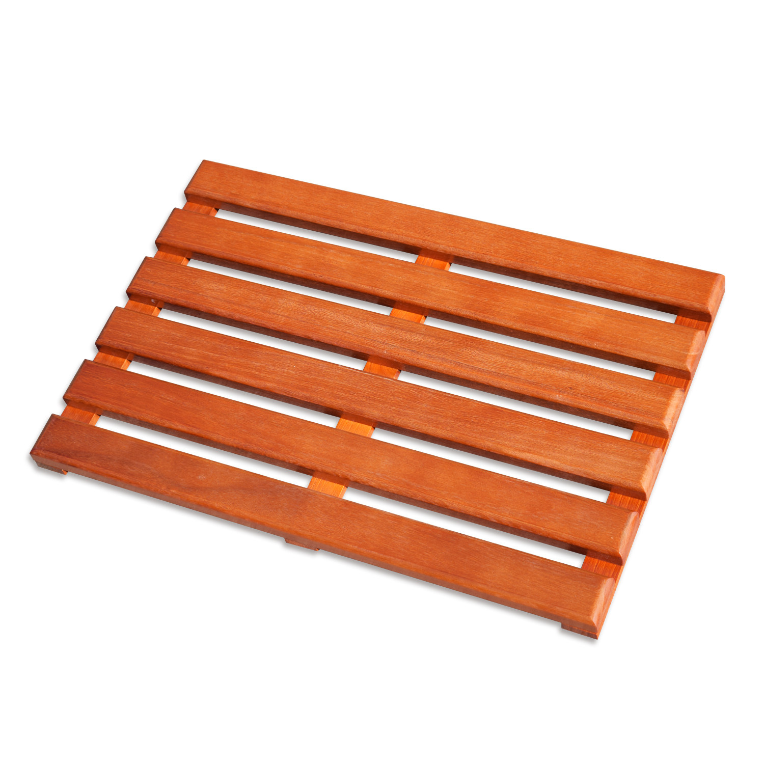 防滑浴室实木淋浴房木质踏板卫生间隔水地垫脚踏板地垫